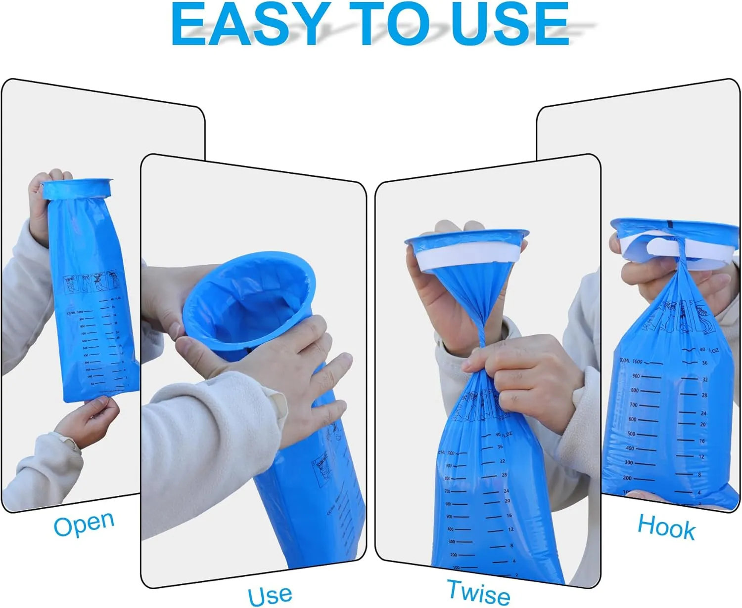 Vomit Bags Disposable, 60 Pack Emesis Bags for Car Kids & Adult, Barf Bags Disposable for Travel Motion Sickness- Leak Resistant, Medical Grade, Throw Up Bags