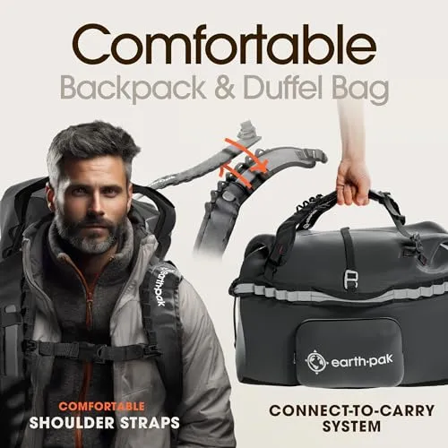 Waterproof Duffel Bag-Large Dry Bag 1680D TPU Waterproof Bags-Heavy Duty Camping Bag