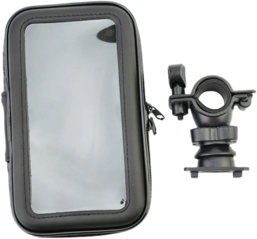 Weather Resistant Bike Phone Bag with Rotation for Smartphones Easy Installation Handlebar Mount Holder for Cycling Adventures