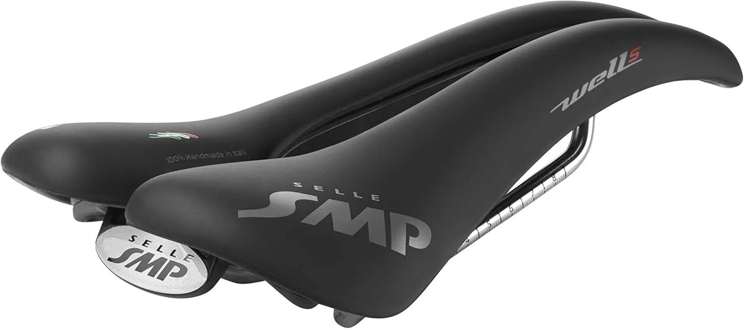 Well S Saddle - Matt Black, Long 274 mm - Wide 138 mm