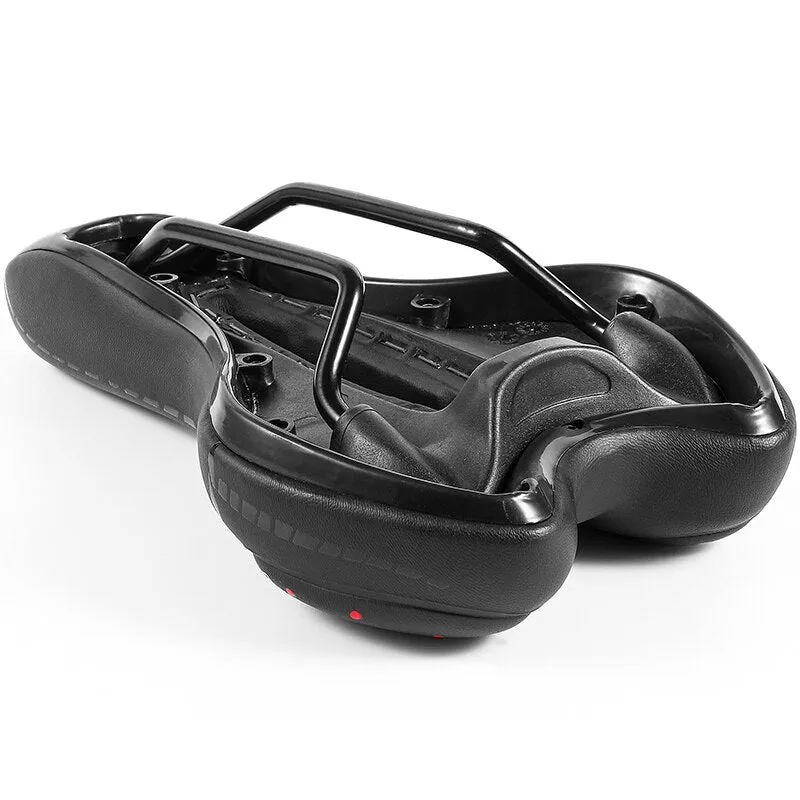 WEST BIKING Bike Saddle Sponge Cushion PU Leather Surface Silica Filled Gel Comfortable Cycling Seat Shockproof Bicycle Saddle