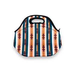 Western Aztec Lunch Bag Tote