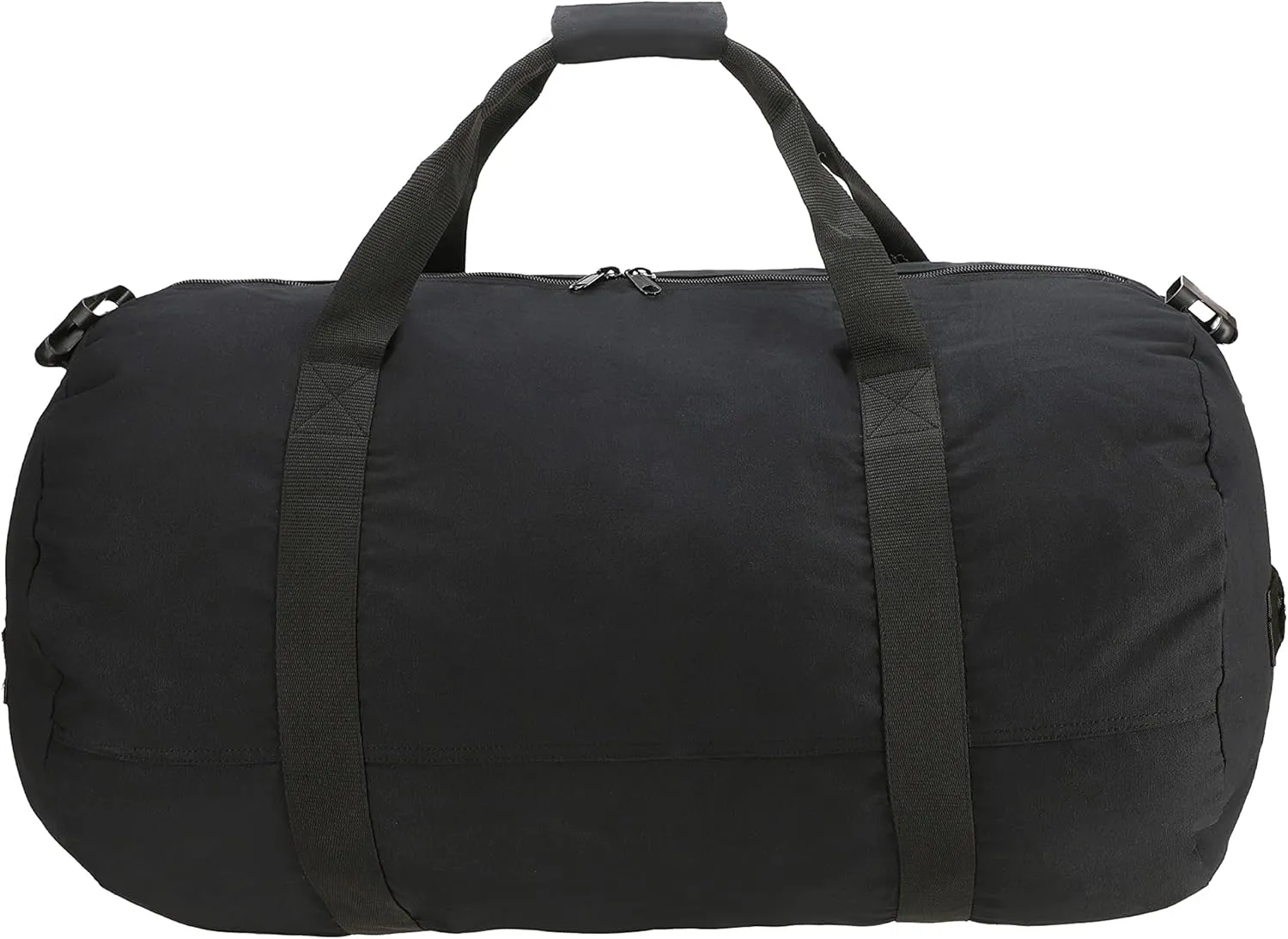 WHITEDUCK Heavy Duty Canvas Duffel Bag for Men and Women - Foldable Military Army Style Duffel Bag, with Full Length Zipper- Outdoors, Travel, Gym & Storage