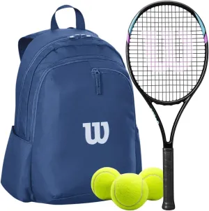 Wilson Six LV Tennis Racquet Bundled with a Wilson Advantage 2.5 Tennis Backpack – Optional Accessories
