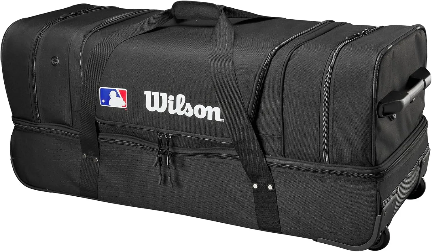 WILSON Umpire V2 Wheeled Equipment Bag - Black