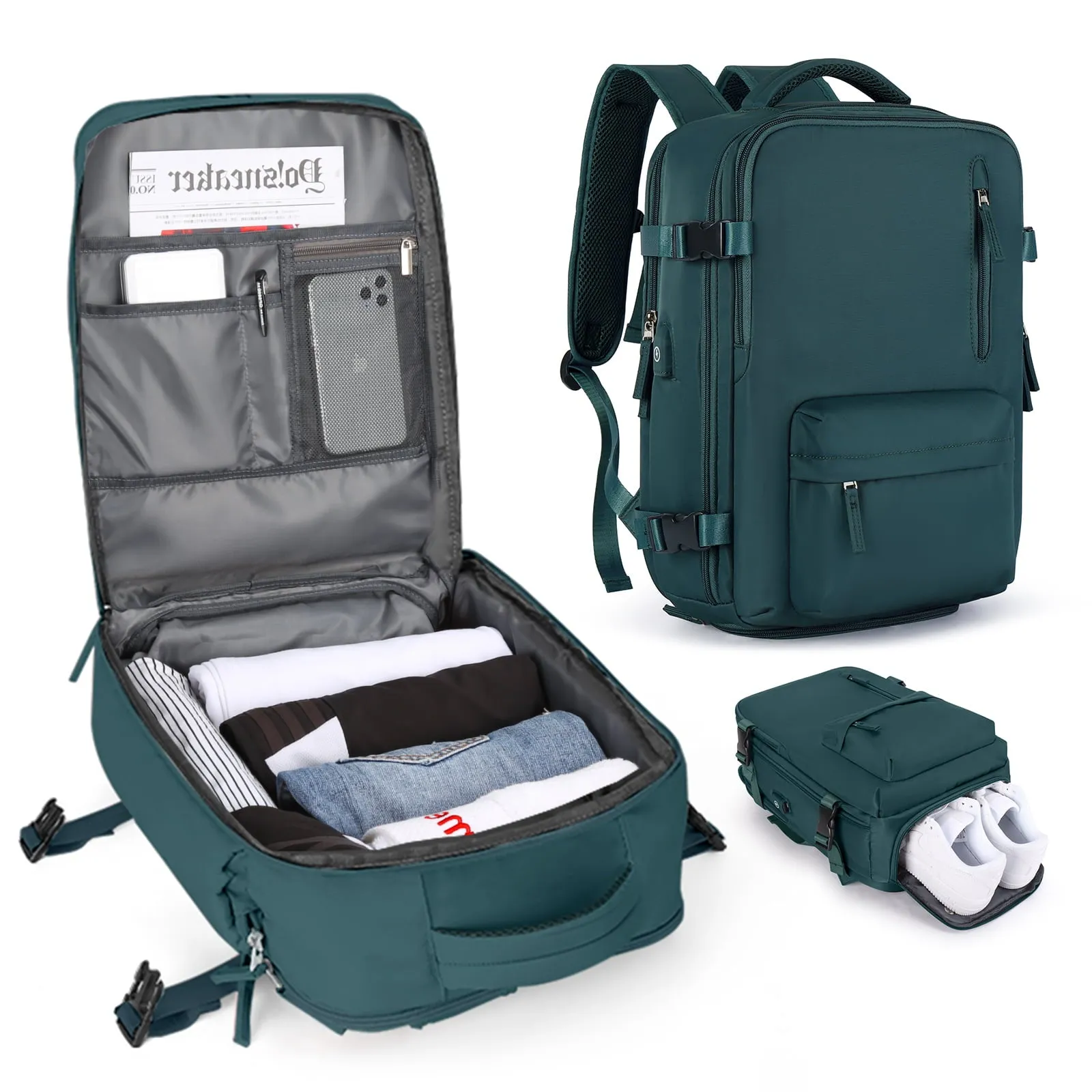 Women Large Travel Backpack Waterproof Hiking Rucksack✨