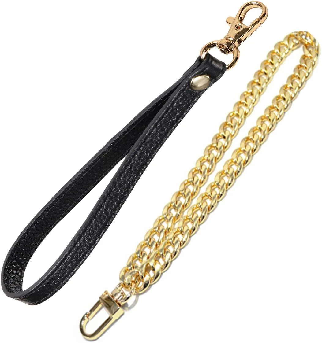 Wristlet Strap, Genuine Leather Keychain Wristlet KeyChain Hand Strap for Wallet Purse Clutch Cellphone Wristlet Key