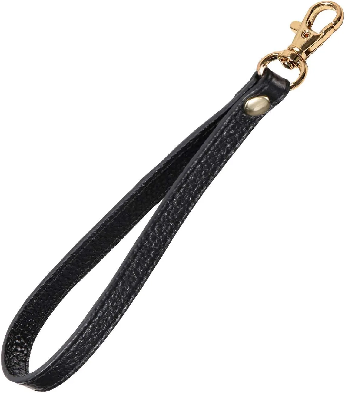 Wristlet Strap, Genuine Leather Keychain Wristlet KeyChain Hand Strap for Wallet Purse Clutch Cellphone Wristlet Key