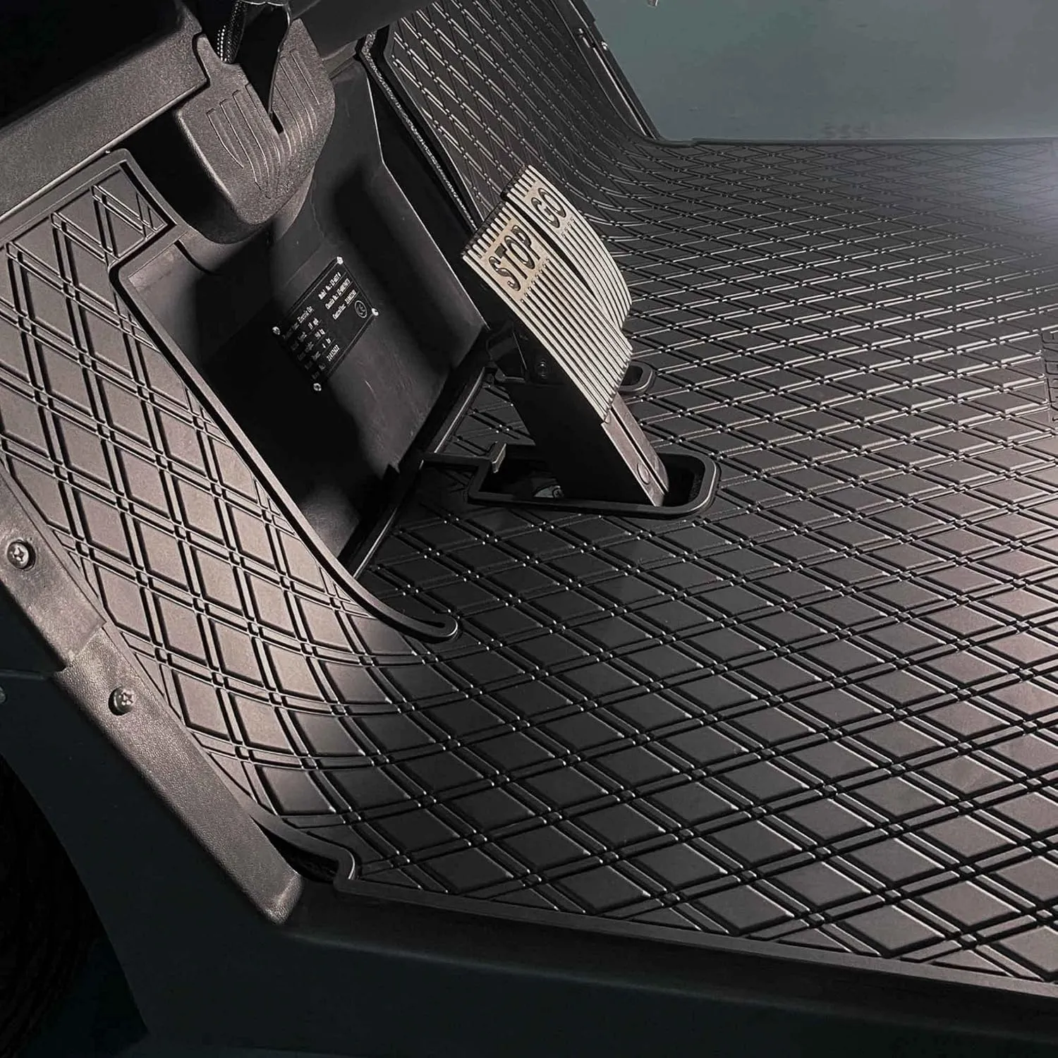 Xtreme Mats ICON Compatible, Full Coverage Golf Cart Floor Liner - Compatible with ICON and Advanced EV (Gen1) Golf Carts - Choose Your Color/Style