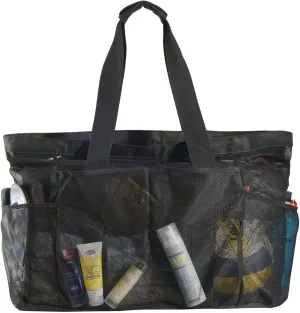 XX-Large Mesh Duffle Bag for Beach Pool Cruise Family Swimming Equipment with Zipper and Pockets/Sandproof/Extra Big Capacity