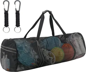 XXL Large Mesh Dive Bag, Scuba Gear Bag Duffle Dive Case with Shoulder Strap with Carabiner Keychain for Diving Equipment, Scuba Diving,Snorkeling Gear, and Sports Equipment