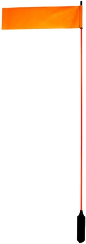 YakAttack VISIFlag, 52" tall mast with flag, MightyMount/GearTrac ready