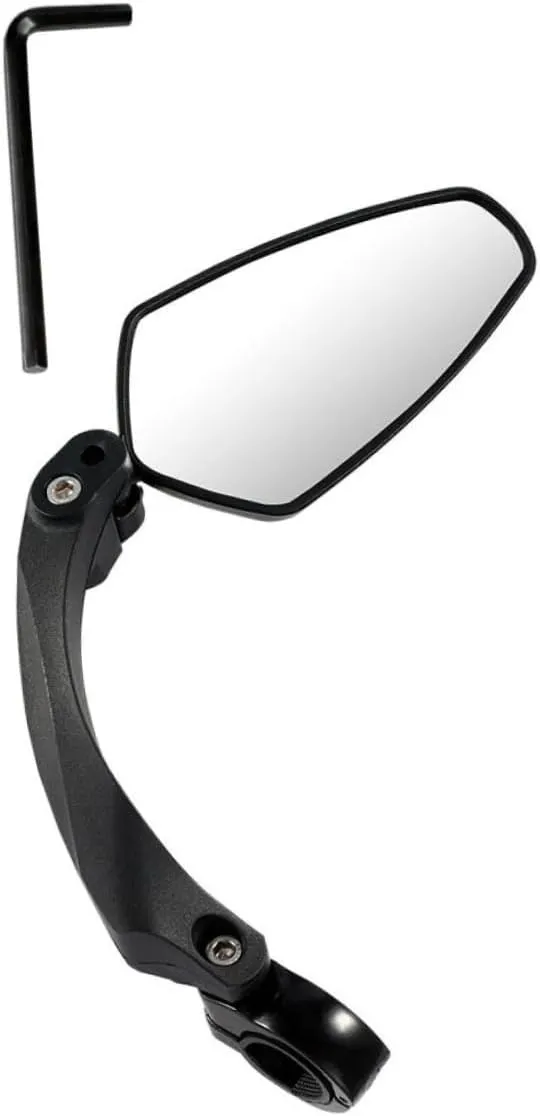 Yardwe 1pc Adjustable Bike Rearview Mirror Practical Reflective Mirror for Enhanced Safety Lightweight Easy Installation for Mountain Biking Right Side Only