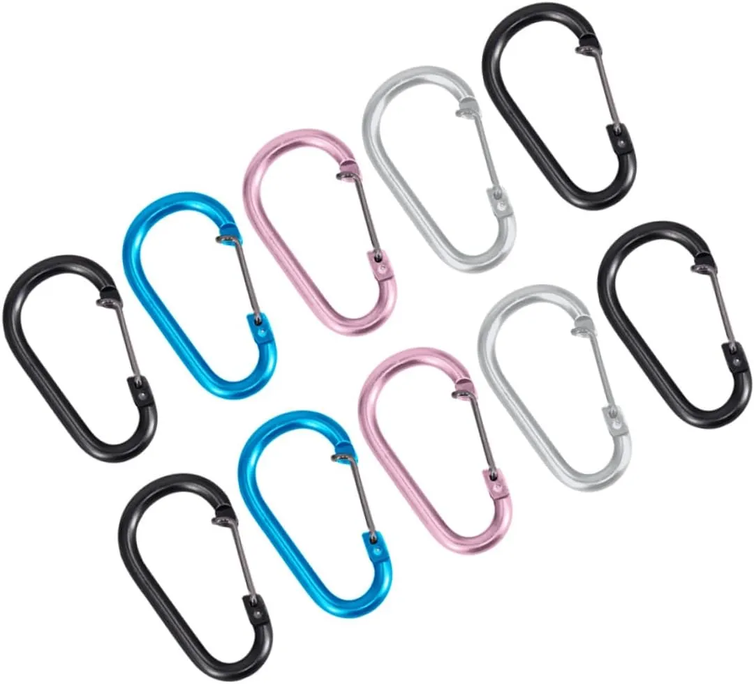 YARNOW Carabiner Running Water Bottle Sling Carrier Camping Key Chains Jar Warmer Holder Drink Bottle Carrier