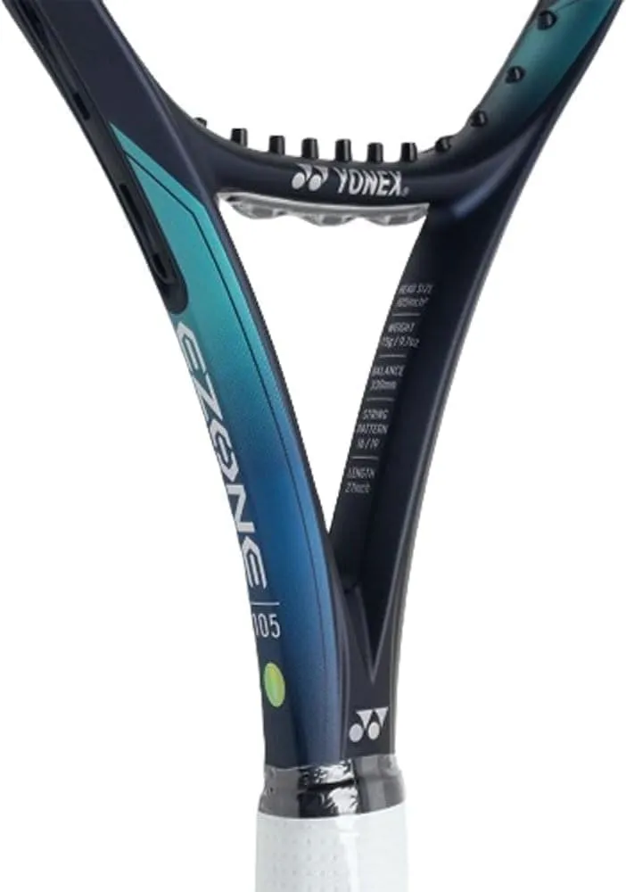 Yonex Ezone 105 Blue 16X19 Tennis Racquet - Strung with Your Choice of SOLINCO String and Tension