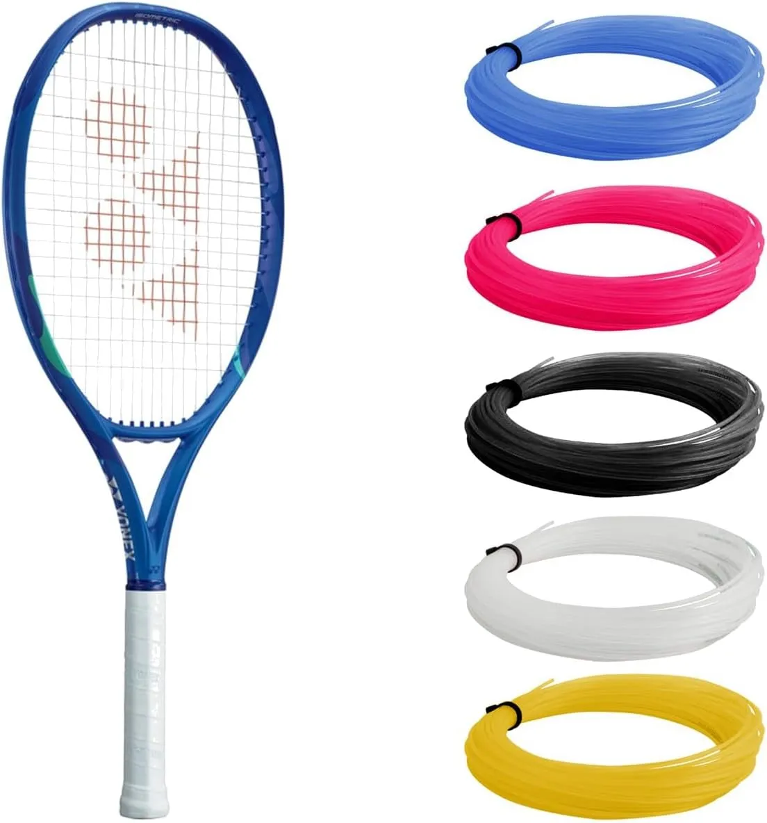 Yonex EZONE 110 Blast Blue Tennis Racquet (8th Gen) – Custom Stringing with Your Choice of Color