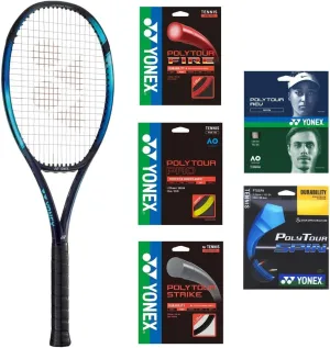 Yonex EZONE 98 Sky Blue Tennis Racquet (7th Gen) - Strung with Your Choice of 125-Gauge String