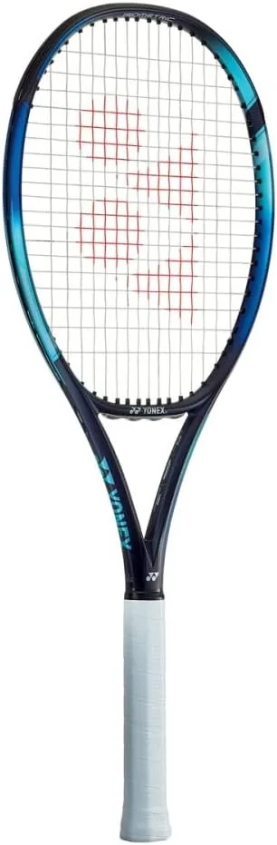 Yonex EZONE 98L Sky Blue Tennis Racquet (7th Gen) - Strung with Synthetic Gut Racket String in Your Choice of Colors - Improved Stability & Precision