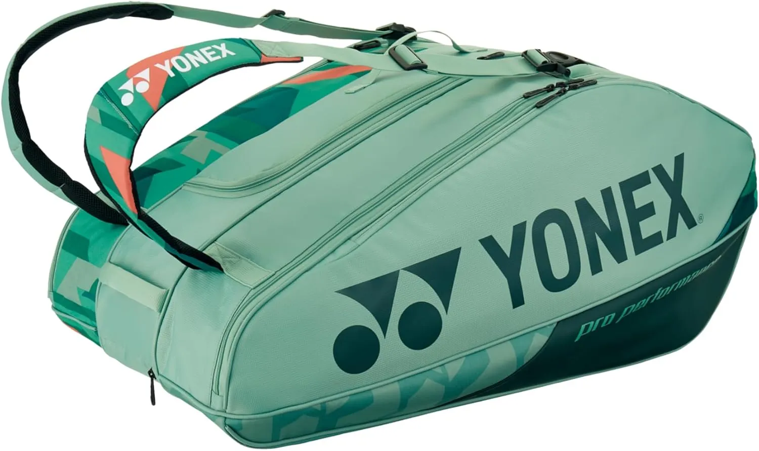 Yonex Pro 12 Pack Wide Racquet Bag Olive Green