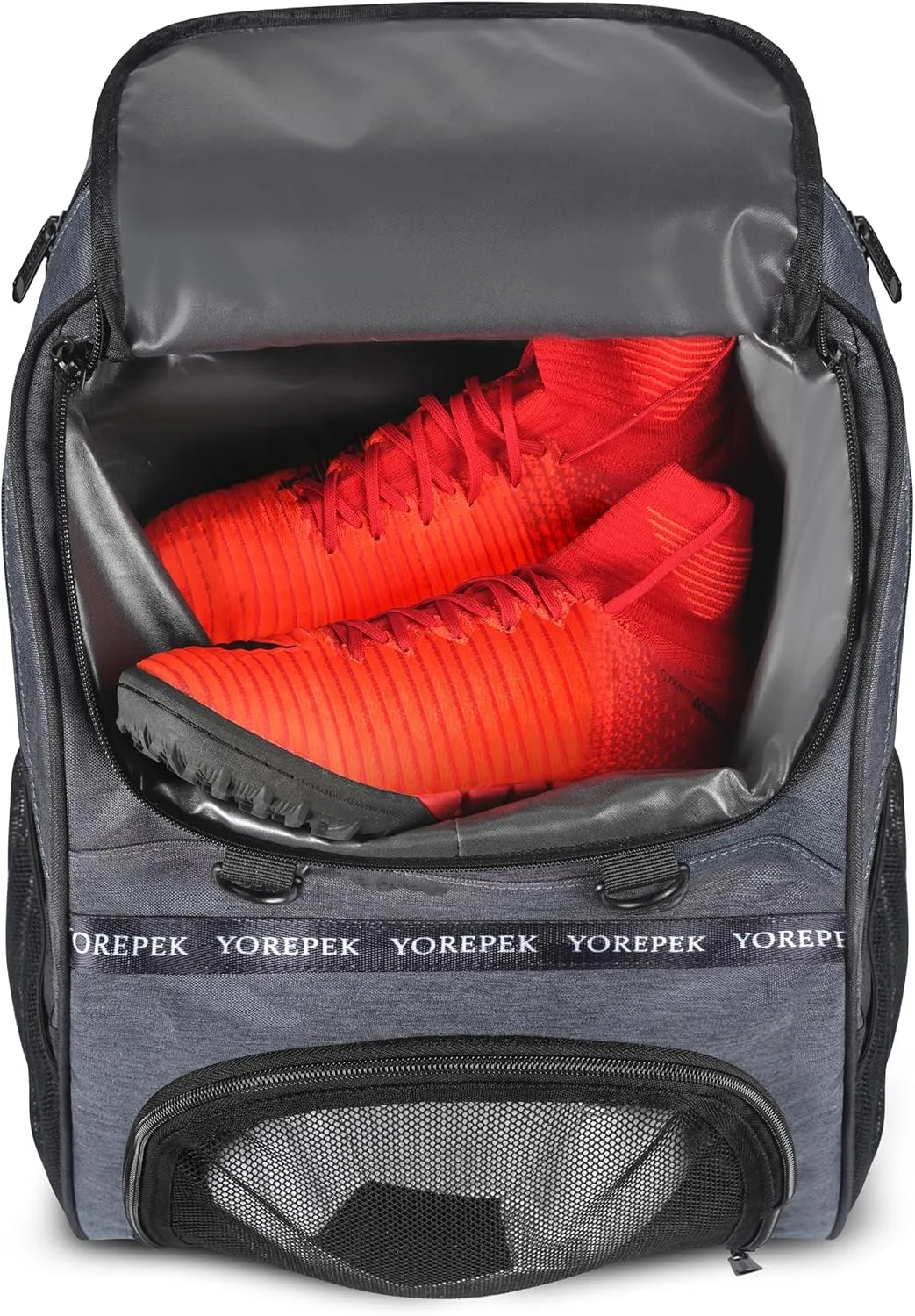 YOREPEK Basketball Bag, Large Basketball Backpack with Shoe Compartment and Ball Holder for daughter son, Water Resistant for Sport Training Equipment Fits Volleyball Gym Pink