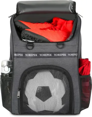 YOREPEK Basketball Bag, Large Basketball Backpack with Shoe Compartment and Ball Holder for daughter son, Water Resistant for Sport Training Equipment Fits Volleyball Gym Pink