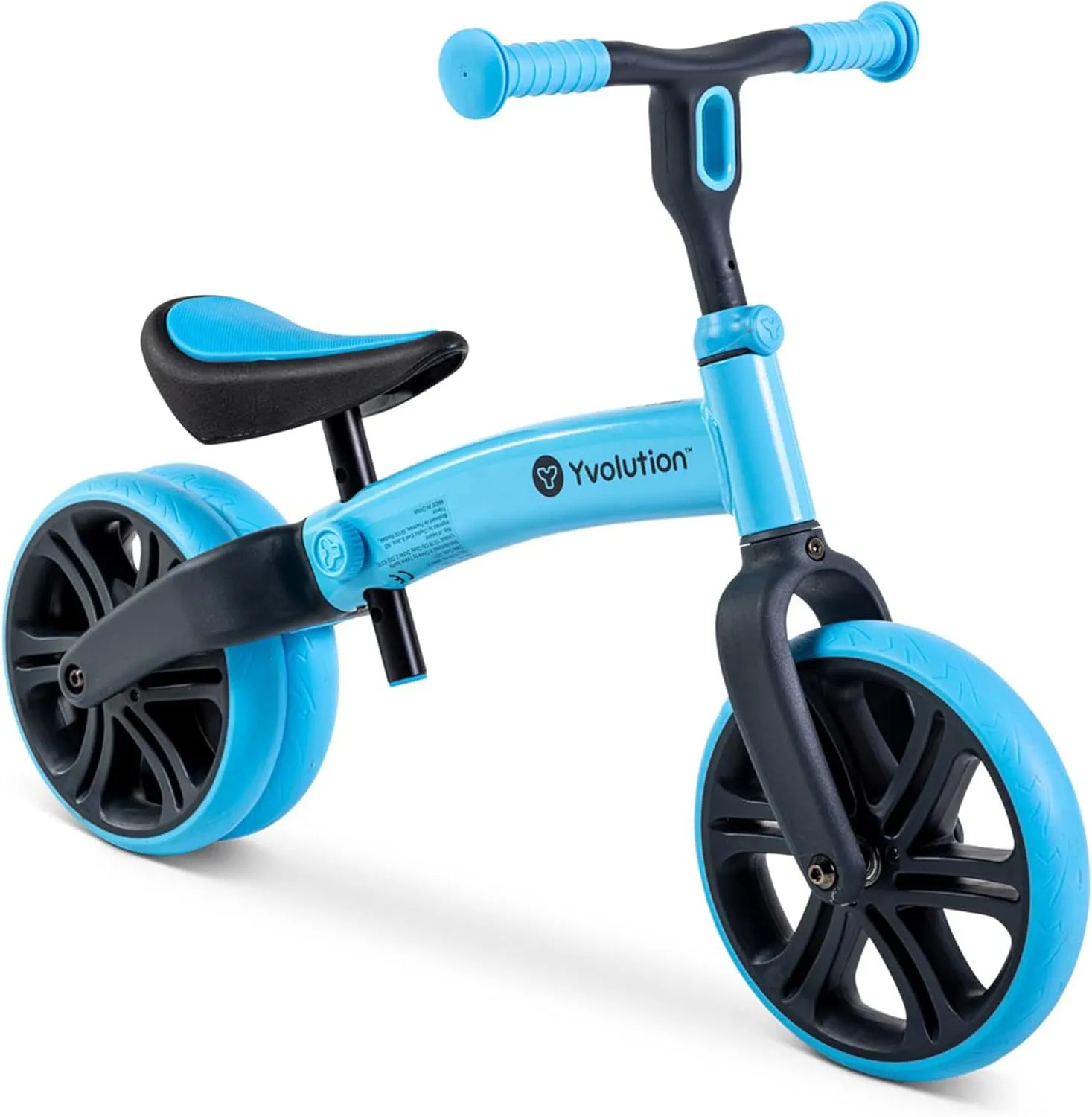 Yvolution Y Velo Junior Toddler Balance Bike | 9 Inch Wheel No-Pedal Training Bike for Kids Age 18 Months to 3 Years