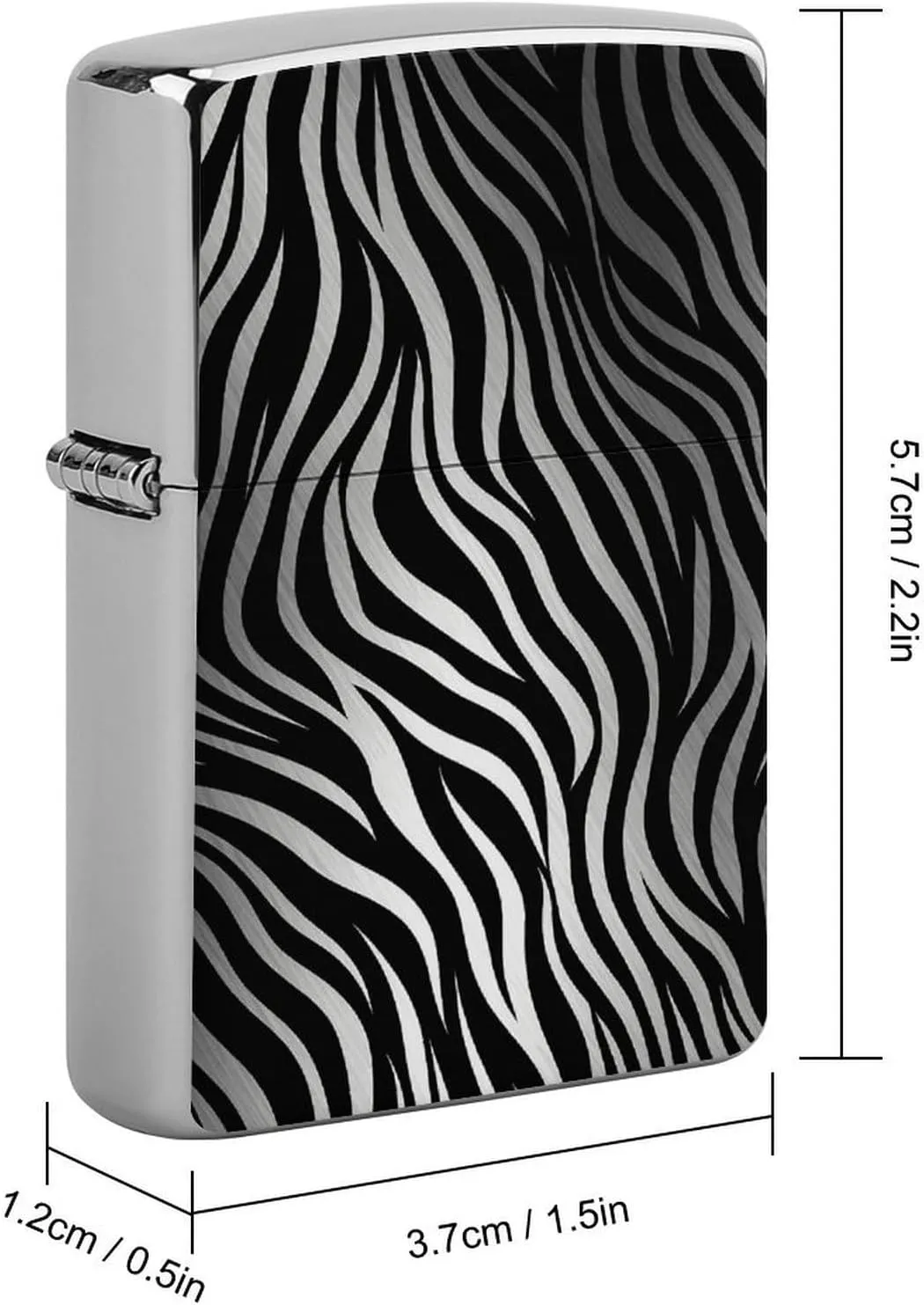 Zebra PrintLighter Case Waterproof Lighter Sleeve Lighters Protective Cover with Graffiti Design