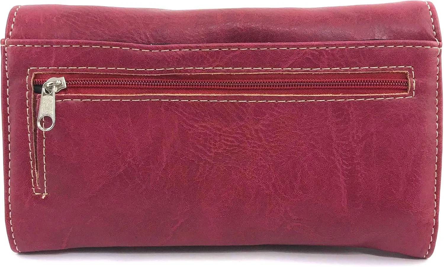 Zelris Faith Love Hope Cross Angel Wing Bible Women Crossbody Trifold Wallet