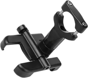 Zerodeko Aluminum Alloy Bike Phone Mount Easy Install Rotatable for Bicycles Motorcycles Electromobile Black