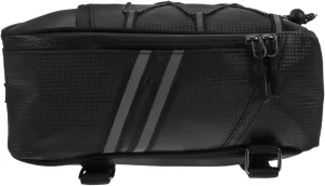 Zerodeko Bike Rear Storage Bag PU Bicycle Seat Pack Portable Bike Bag Motorcycles Easy to Install Remove Versatile Use for Travel Grocery