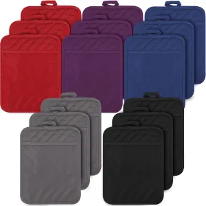 Zhehao 15 Pcs Cotton Pocket Pot Holders for Kitchen Heat Resistant Cotton Hot Pads Kitchen Multipurpose Potholders Bulk for Baking Cooking(Multi Colors)