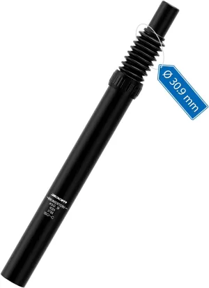 Zoom Bike Suspension Seatpost：27.2 / 30.9 / 31.6 x 350 mm Shock Absorber Damper Bicycle Seat Post for E-Bike MTB BMX